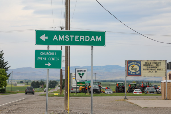 Bermad enz koppeling Het dorpje Amsterdam in Montana